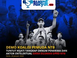 Koalisi Pemuda NTB Gelar Aksi Lanjutan: Desak Kejati NTB Tangkap Aktor Intelektual dan Tangkap Penerima “Dana Siluman” DPRD NTB