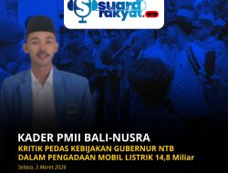 Kader PMII Bali Nusra Kritik Kebijakan Kendaraan Listrik Pemprov NTB: Langkah Berisiko dan Rapuh