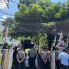 Demo Depan Kantor DPD GERINDRA NTB; PEDANG NTB, Segera panggil Bupati Dompu Dugaan Skandal amoral